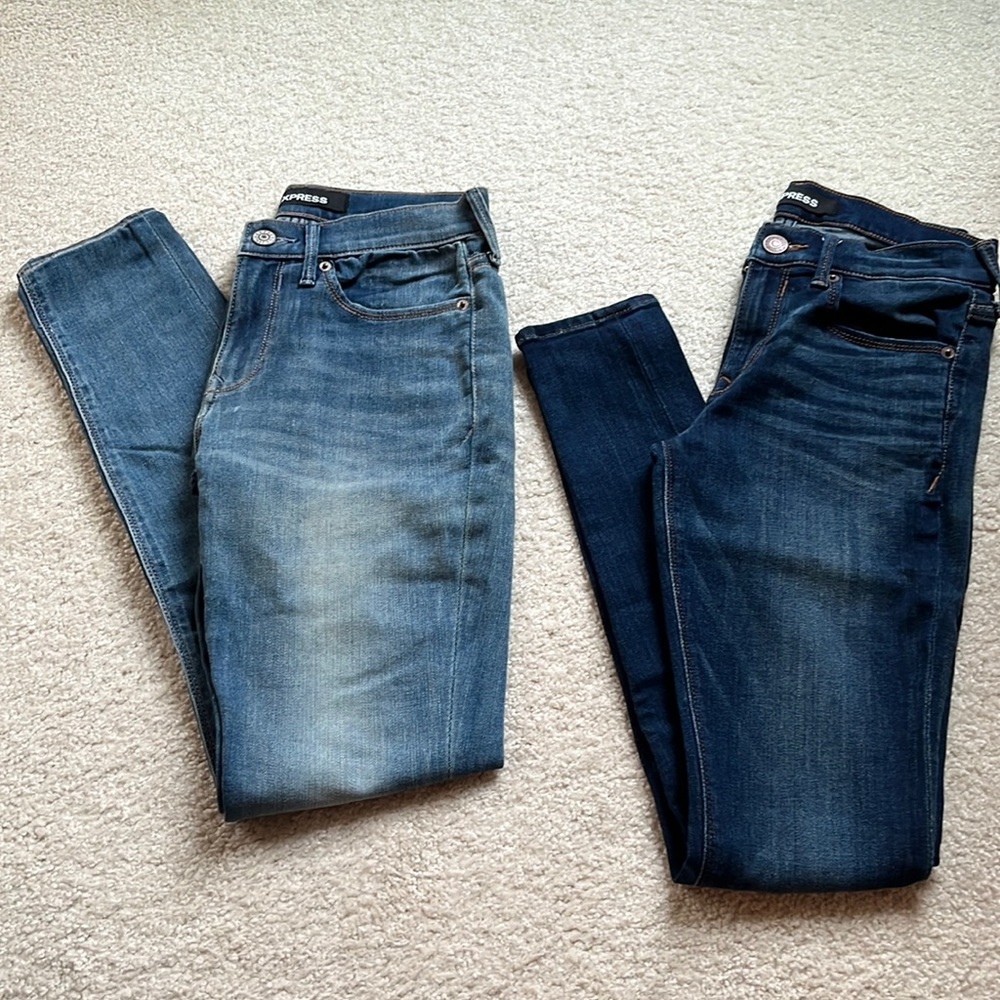 Express skinny jeans bundle of 2.